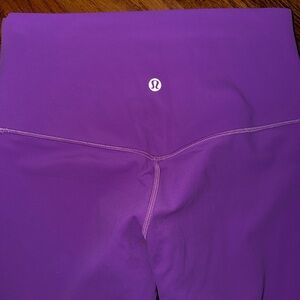 Lululemon Purple align full length Leggings-size 6